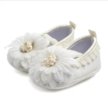 

Lovely Flower Baby Shoes Infants Soft Sole Crib Shoes Girls Princess Shoes First Walkers