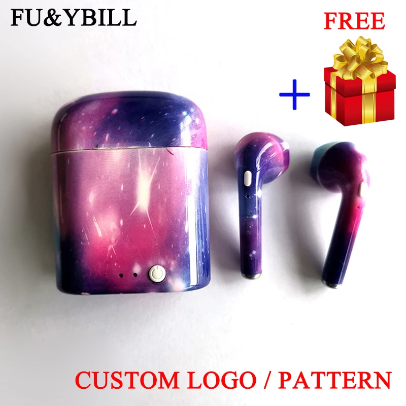 

Fu&y Bill Custom Product Bluetooth Earphone Twins Bluetooth V4.2 Stereo Headset Earphone for All Smart phone PK I9S I12 I16 I18