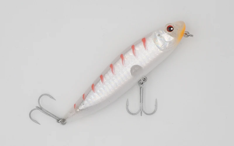 Noeby хорошая приманка для рыбалки, карандаш, качественная профессиональная приманка, 115 мм, плавающая приманка, соединенная наживка, оснащен черным или белым крючком - Цвет: NSL007