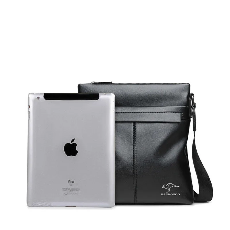 BARNOROO мужская деловая сумка-мессенджер классический дизайн мужская сумка на плечо кожаная сумка через плечо деловые сумки для мужчин