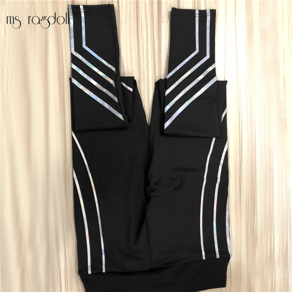 Noctilucent Yoga Leggings Sport For Women Fitness Female Sports Tights Running Sportswear Gym Compression Trousers Glowing Pants