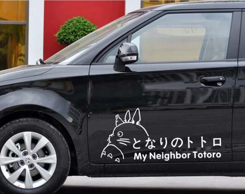

Custom Made Car Vinyl Styling Adhesive Stickers Cartoon Totoro for VW Chevrolet Subaru Ford Toyota Honda Universal Vehicle