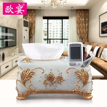 

European style bathroom living room paper towel box remote control box
