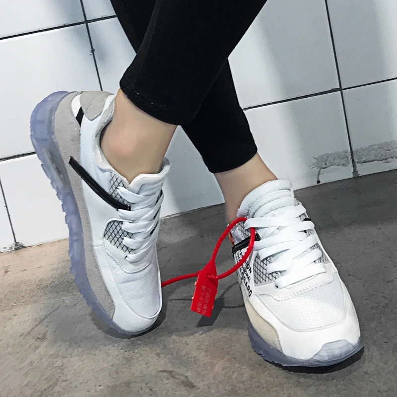 Официальный для мужчин и женщин Air кроссовки дышащие Maxes удобные 90 Off White Forces 1 Подушка кроссовки