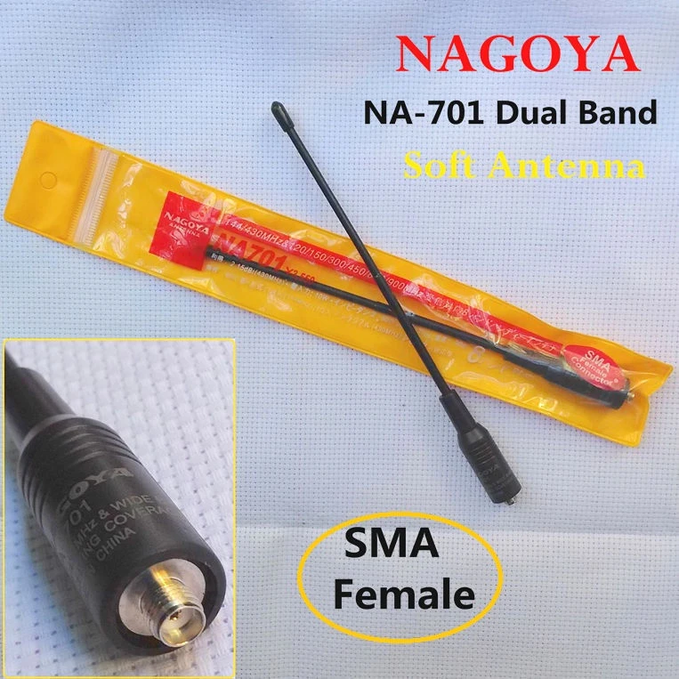 Brand New Nagoya NA 701 SMA Female Dual Band Antenna NA 701 For Two Way  Radio BaoFeng UV 5R UV B5 BF 888S TG UV2 KG UVD1P Radio|dual band quad  antenna|dual band