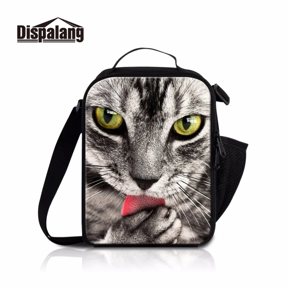 Dispalang lunch bag animal 3d for boys portable insulation college students school lunch box man cooler lunch shoulder bags boys-lunch-bag