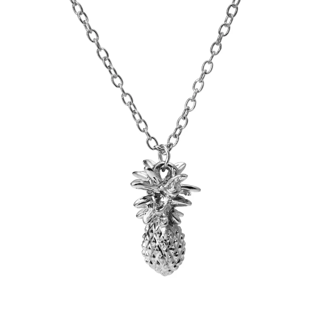 Fahion Design Pineapple Pendant Necklace For Women Girl Vintage Fruit Cute Link Chain Necklace Jewelry Accessories Shellhard