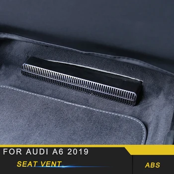 

For Audi A6 2019 Car Styling Seat A C Vent Outlet Panel Cover Trim Frame Sticker Interior Accessories