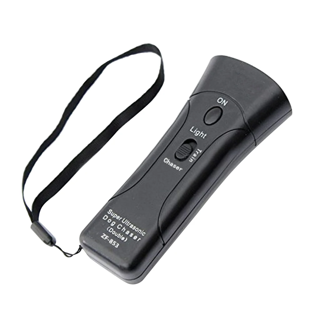 Pet Ultrasonic Dog Repeller Training Double Ultrasonic Horn Long Distance Infrared Electronic Drive Dog Repeller W