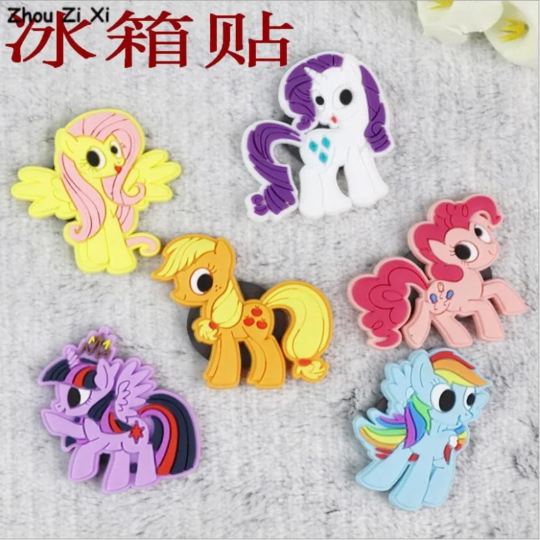 

Cute horse cartoon stickers creative refrigerator magnet toys