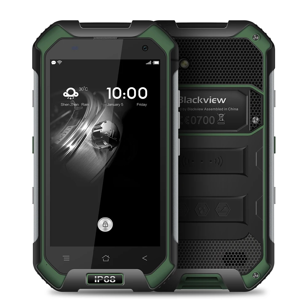 Blackview BV6000 4,7 дюймов 4G IP68 водонепроницаемый пылезащитный смартфон Android 7,0 MTK6755 Восьмиядерный 2,0 ГГц 3 ГБ+ 32 Гб 5 Мп+ 13 МП телефоны