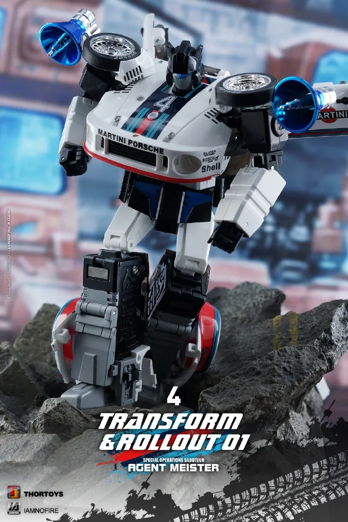 Transformers Transform and Rollout TnR TR01 Agent Meister MP JAZZ In