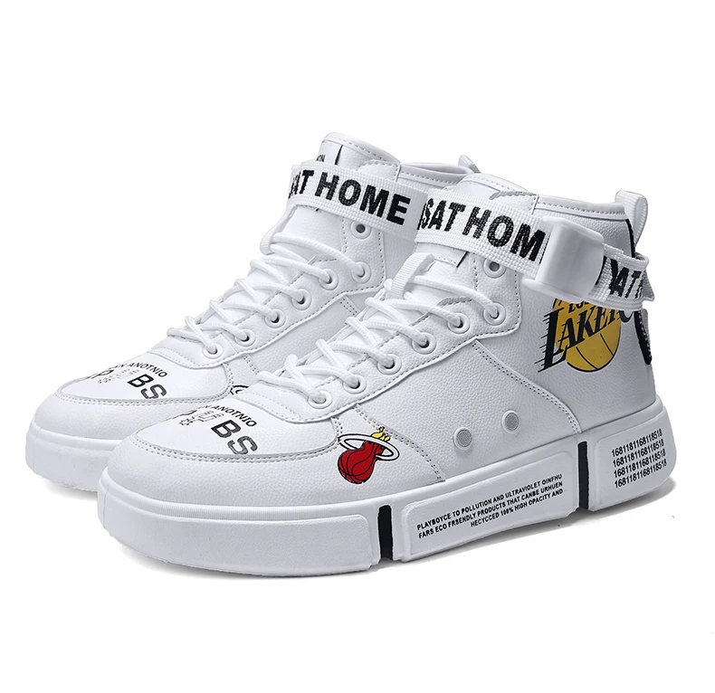 TULUO/Мужская обувь для скейтбординга; Уличная обувь с высоким берцем; цвет белый, черный; кроссовки; ботильоны; Уличная обувь; женская спортивная обувь; конверсы; Chaussure