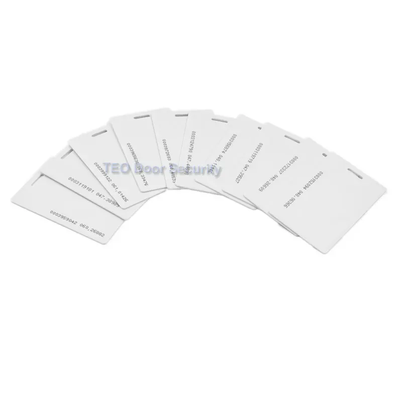 Proximity ID Smart Time Attendance Card RFID Card Tag 1.2mm Thin For Access Control System Door Control Entry Access EM card