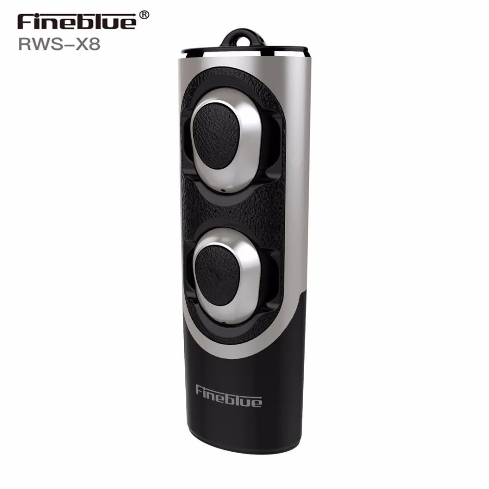

FineBlue RWS-X8 Business Wireless In-Ear Earphones Bluetooth 5.0 Hifi Stereo Headphones TWS Handsfree Earbuds With Power Bank