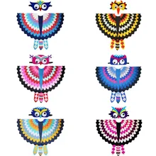 

D.Q.Z 120*70 cm Awesome Child Costume Owl Chiffon Wing Mask Set New Year's Costumes Dress up Niece Birthday Christmas Gifts