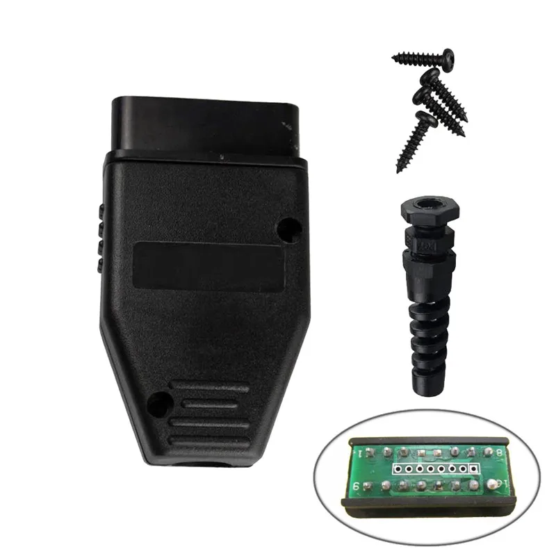 3 шт./лот OBD 16Pin EOBD2 OBDii OBDII OBD2 jзубчатый переходник с наружной вилкой|obd2 j1962|obd 16pinj1962