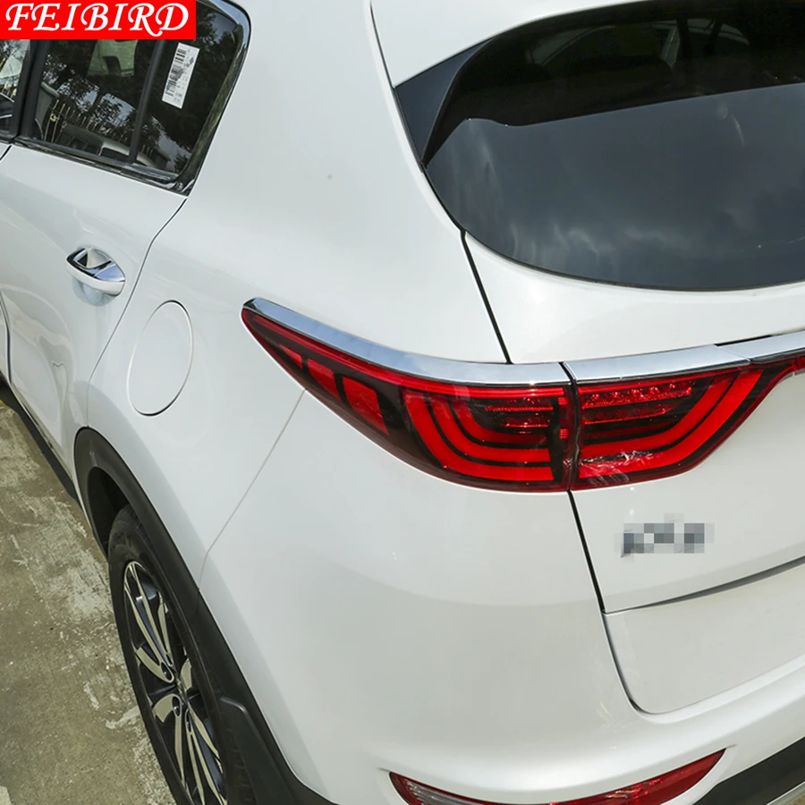 Задний фонарь хромированный ABS 4 шт./компл. для KIA Sportage 2016 2017 2018|Хромирование| |
