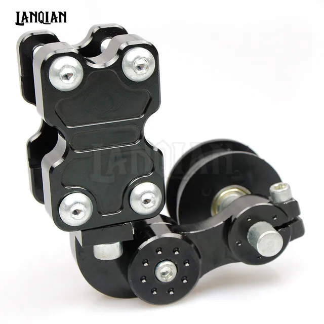 Universal Adjustable Aluminum Chain Tensioner Bolt On Roller Chopper