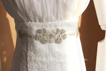 Dorchid Women Cummerbunds for Bridal Womens Floral Cummerbunds Sash Bridal Gowns Crystal Wedding Belt DIY