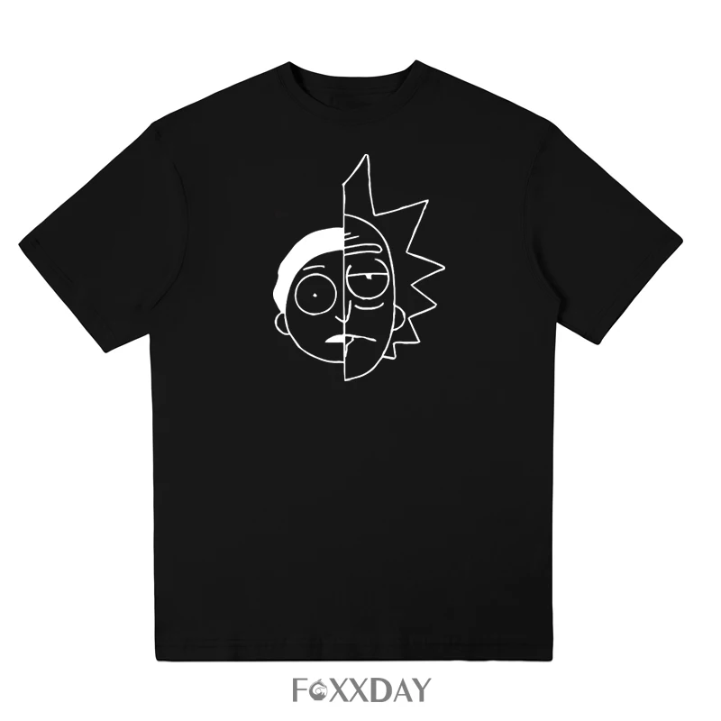 

T shirt Men Rick morty alf face T-Shirt Print funny Novelty Clothes tee shirts man simple Tops high quality free shipping