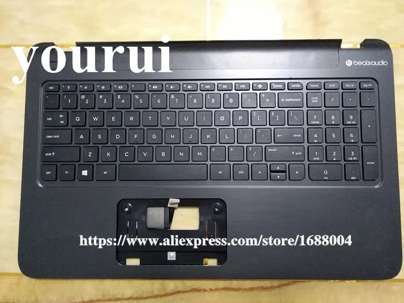 95% Новый верхний чехол для HP Pavilion 15-p 762529-001 765806-001 с клавиатурой США и подставкой |