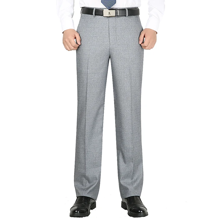 MOGU 2019 Новый высокое Quility брюки Для мужчин плюс Размеры 29-50 весна тонкий прямой удобные брюки Мужской Костюмы