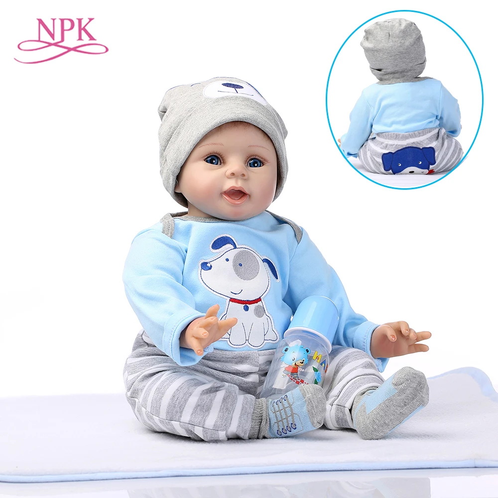 Кукла Reborn NPK Реалистичная кукла reborn для новорожденных мальчиков 55 см/22 дюйма menino