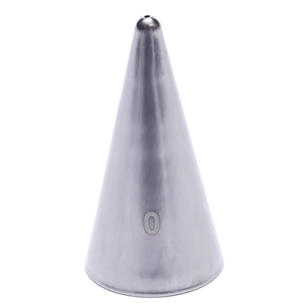 

LINSBAYWU #0 0.75mm Writing Stainless Steel Icing Nozzle Baking Pastry Tool Cake Ice Cream Cupcake Chocolate Jelly Decoration