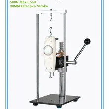 500N вертикальный толкающий и Тяговый испытательный стенд, работающий с аналоговым испытанием силы er