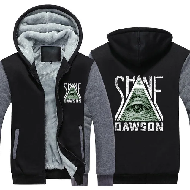 Dropshiiping Shane Dawson утолщенная толстовка с капюшоном флисовая All See Eyes зимняя теплая