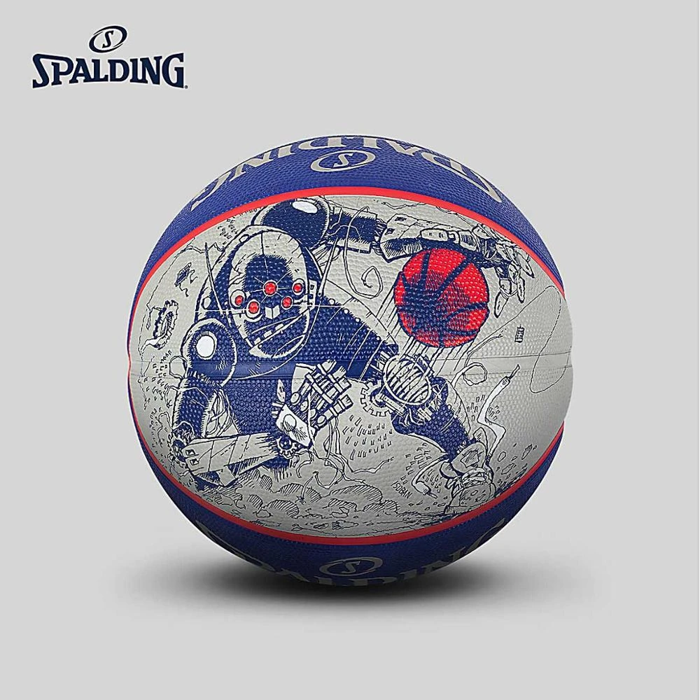 spalding globe basketball