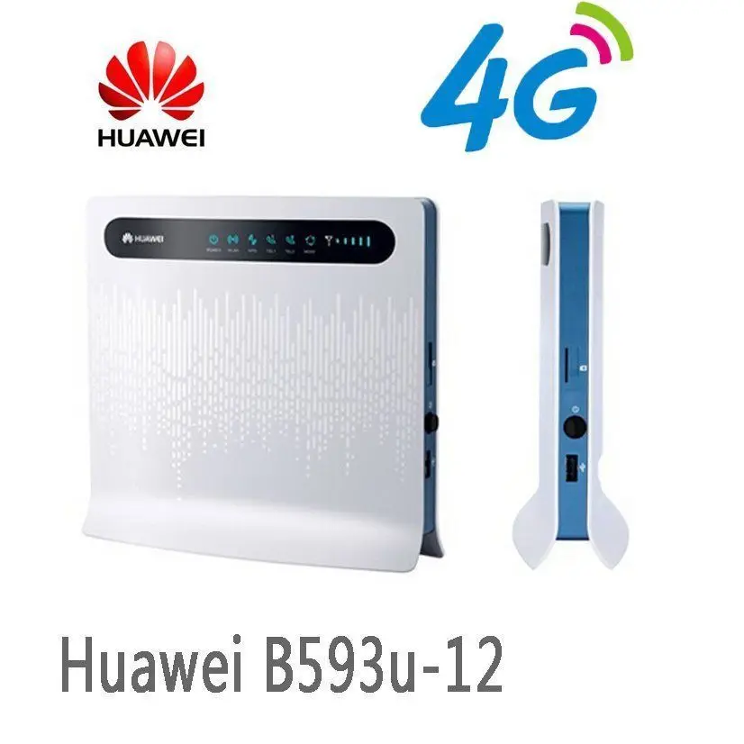 Huawei B593u 12 4G Wireless Router LTE CPE Gateway 100Mbps Moblie WiFi Hotspot3G/4G Routers