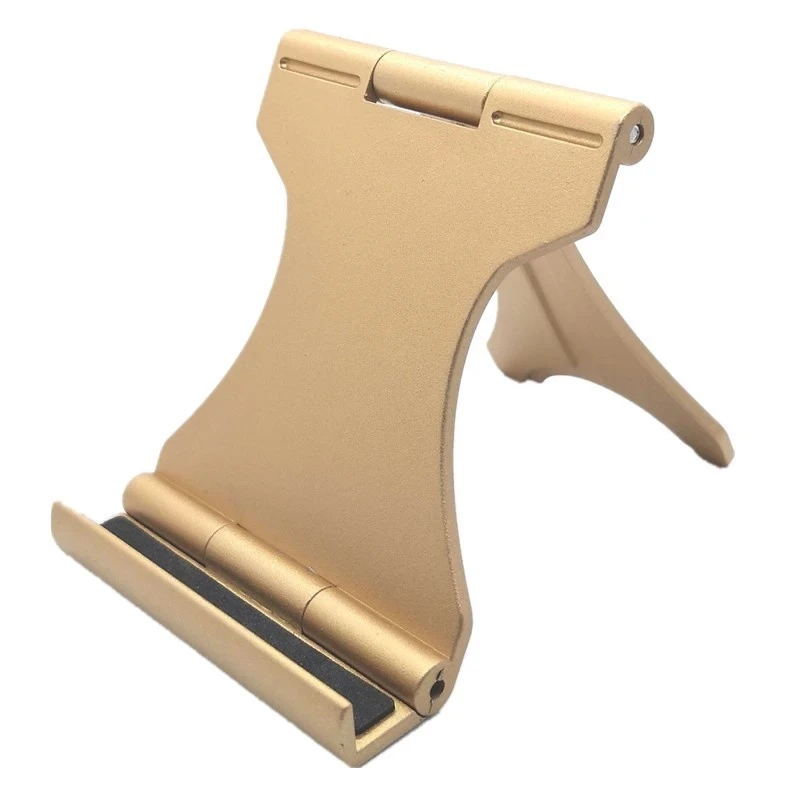 

Universal Metal Style Smart Phone Holder Foldable Tablet Desk Mount Stand Phone Bracket for Mobile Phone Tablets Lazy Bracket