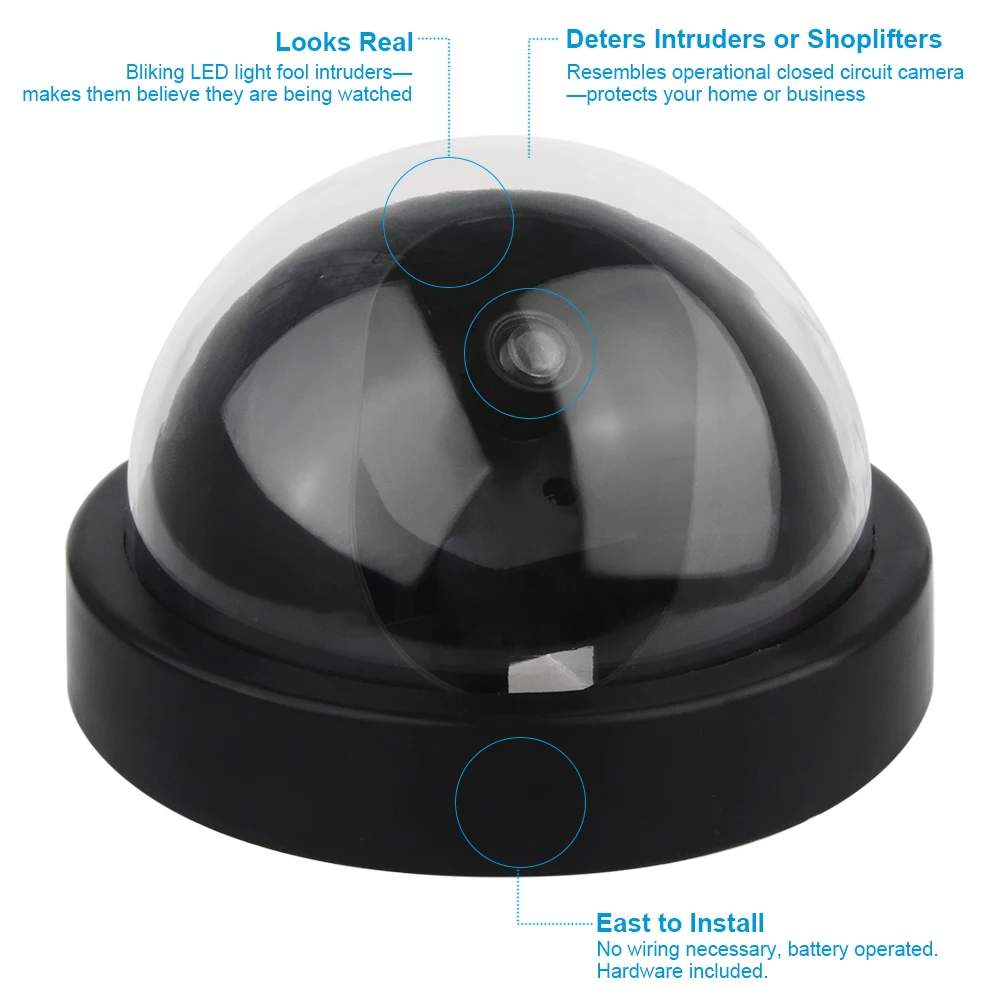 Defeway Wireless Home Security Fake Camera Simulated video Surveillance indoor/outdoor Surveillance Dummy Ir Led Dome camera Defeway Wireless Home Security Fake Camera Simulated video Surveillance indoor/outdoor Surveillance Dummy Ir Led Dome camera