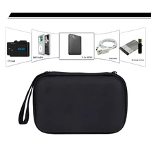 Черный классический 2,5 «жесткий диск чехол EVA PU USB внешний WD жесткий диск HDD защитная сумка защитный футляр