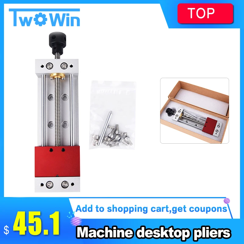 

CNC Vise Wood carving vise 93mm High precision Vise Grinder For Surface Grinding Machine Milling Machine desktop pliers 93MM