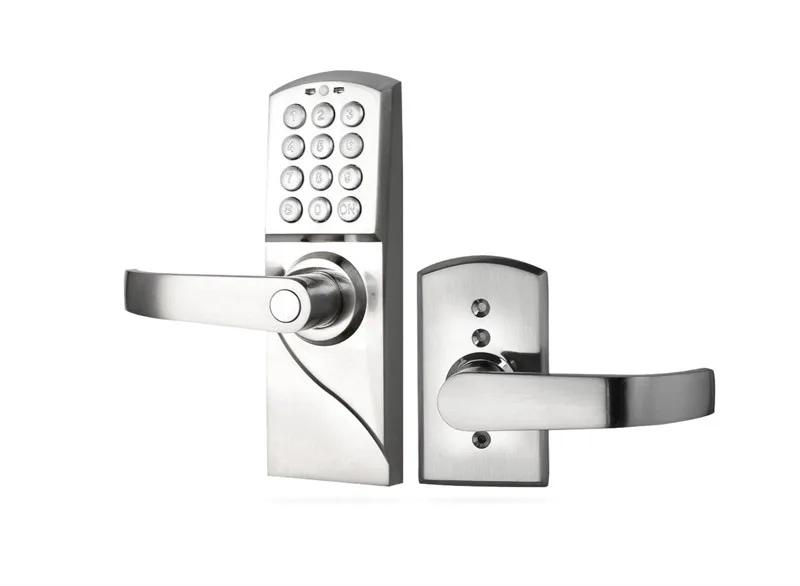 Electronic Code Door Lock Smart Digital Keypad Password Key Stainless Steel Single Latch lk717BS