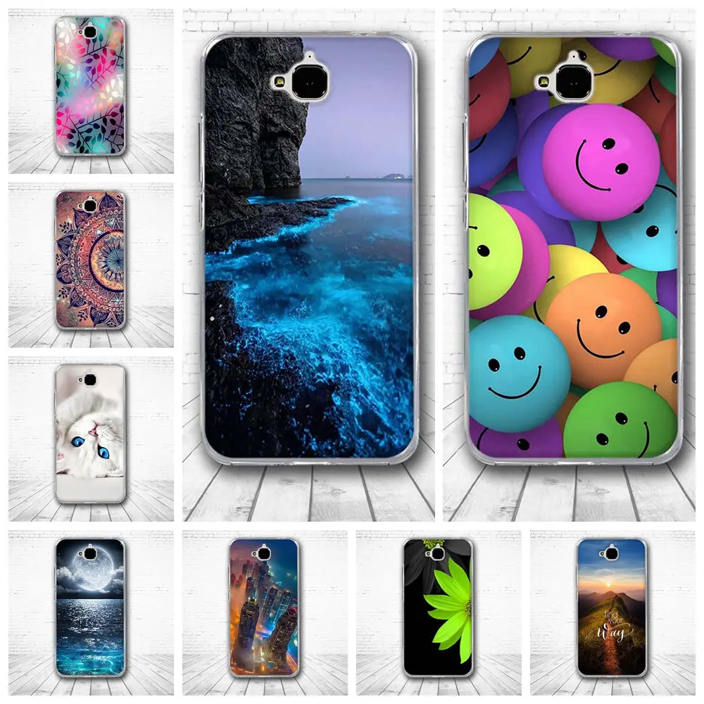 

For Case Huawei Honor 4C Pro TIT-AL00 Y6 Pro TIT-L01 Enjoy 5 Honor Holly 2 Plus Silicone TPU Cover For Huawei Honor Play 5X Bags