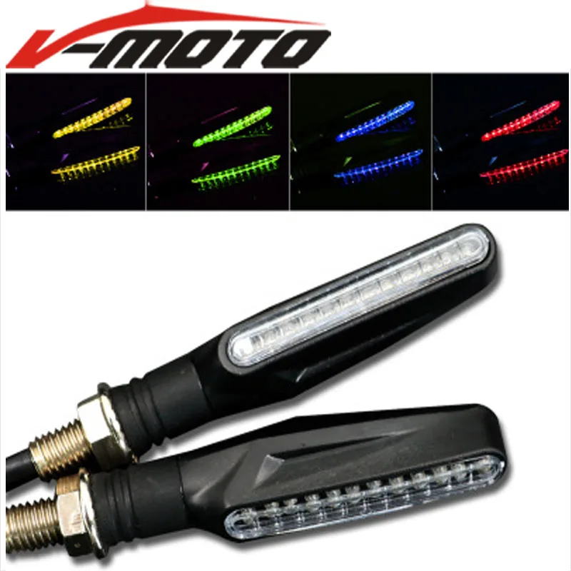 Motorcycle Turn Signal sportster LED Flashing Indicators Blinkers light