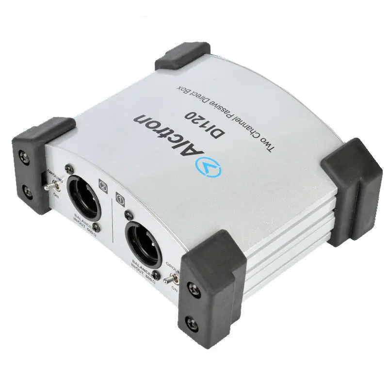  Alctron DI120 passive DI box used in guitar recording and stage performance great for keyboard acou
