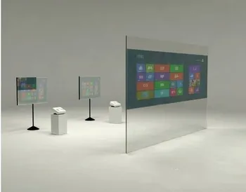 

Rear projection interactive touch foil,30'' interactive touch foil for window display,10/12points touch foil ,flexible touch