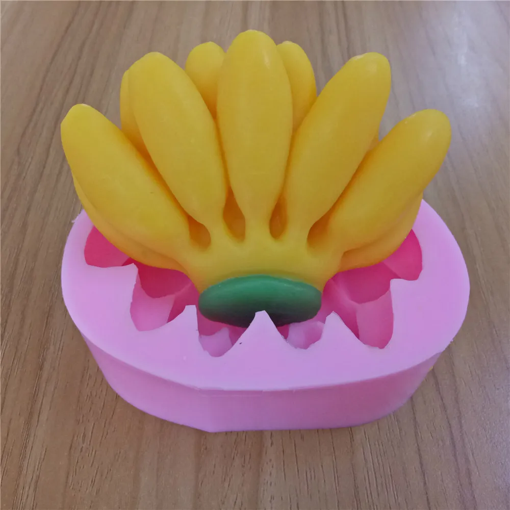 Дизайн в виде банана силиконовая форма для мыла 3D фруктов мыла|silicone soap mold|soap mold