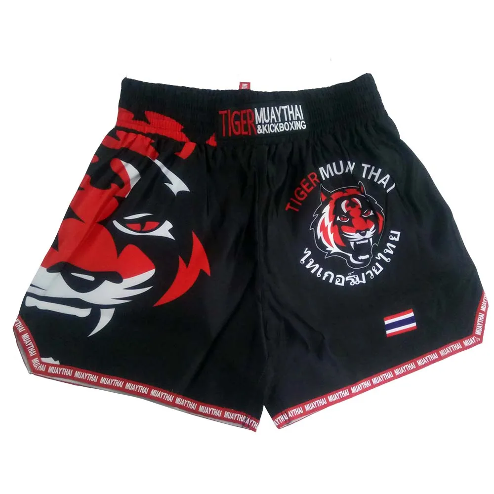 Бесплатная доставка MMA Tiger Muay тайские боксерские плавки тренировочные дышащие