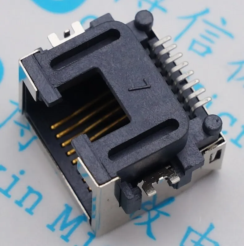 

10PCS/Lot SMT RJ45 female Laptop network socket high 8.6MM