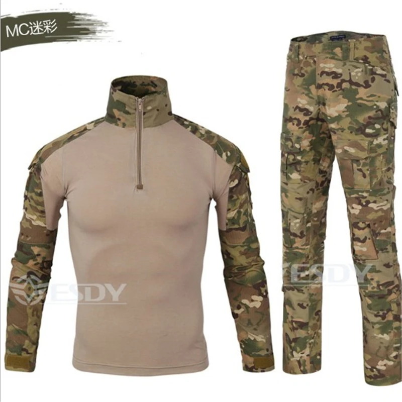 

US Tactical Suit Camouflage Military Uniform Army Suit Combat Shirt Tactical Pants Paintball Hunting Clothes