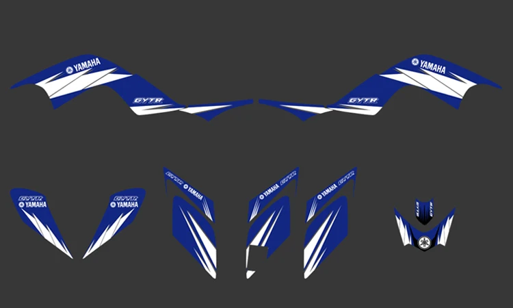 

sky-blue 0325) New STYLE TEAM DECALS STICKERS Graphics Kits for YAMAHA RAPTOR 700 ATV 2006 2007 2008 2009 2010 2011 2012