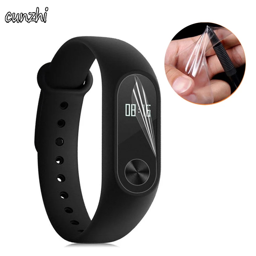 

Anti Scratch Soft TPU Ultra Clear Protective Film For Xiaomi Mi Band 2 / Miband 2 Smart Wristband Full Screen Protector