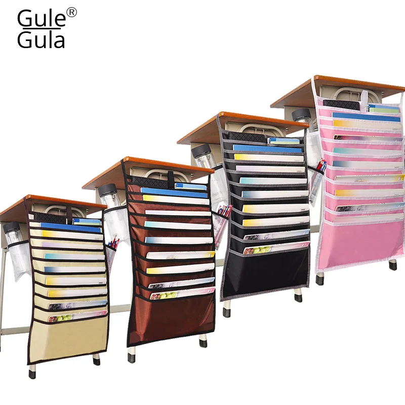 New Adjustable Desk Textbooks Organizer Box For Desk Width Useful Books Storage Bag Efficient