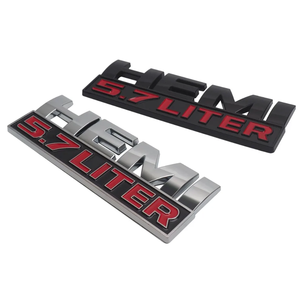 5.7L HEMI شعار شارة سيارة ملصقا ل دودج رام جيب كرايسلر شاحن تشالنجر السيارات صائق 3D ملصقات 5.7L HEMI شعار شارة سيارة ملصقا ل دودج رام جيب كرايسلر شاحن تشالنجر السيارات صائق 3D ملصقات